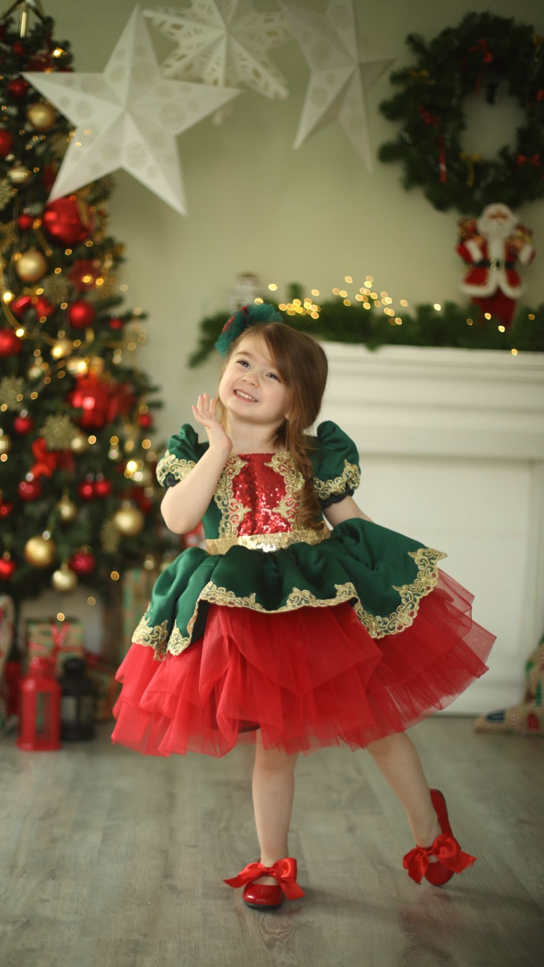 Gloria christmas girl dress Baby Girl Dress for Special Occasion