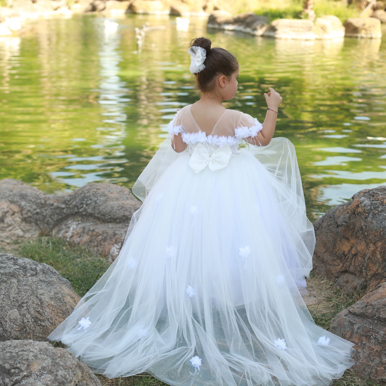 flower girls dresses for wedding white Baby Girl Dress