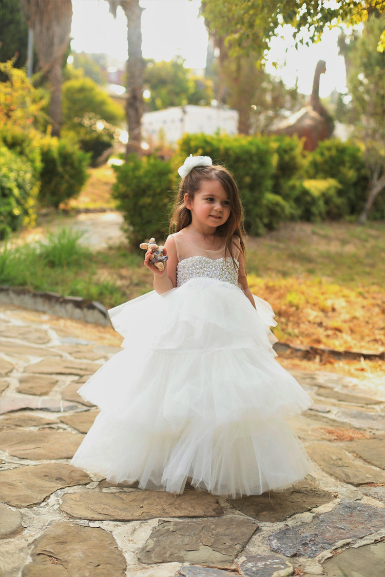 White Dress For Kids