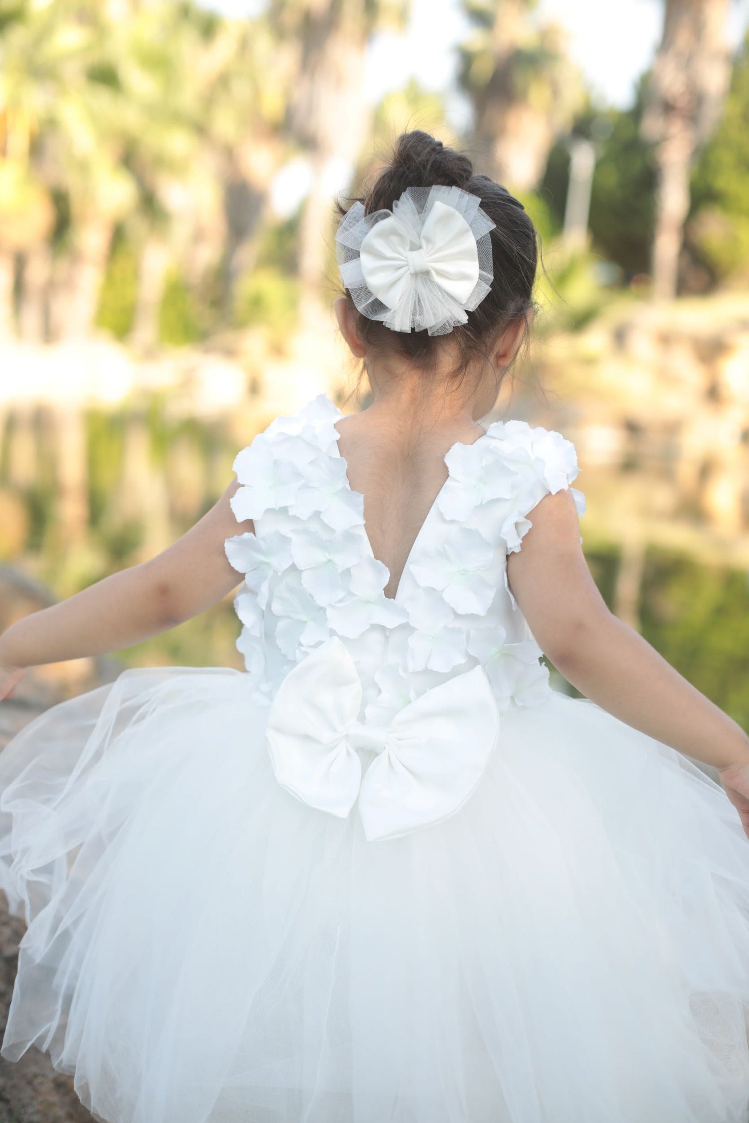 Nalla Flower Girl Dress White Baby Girl Dress