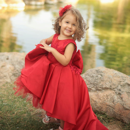 Bonita girl dress red Baby Girl Dress