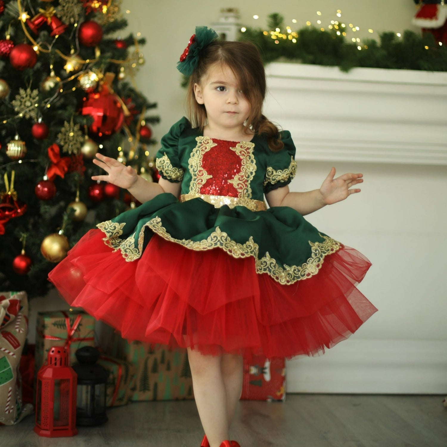 Gloria christmas girl dress Baby Girl Dress