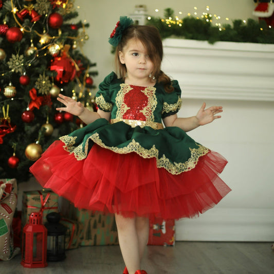 Gloria christmas girl dress Baby Girl Dress