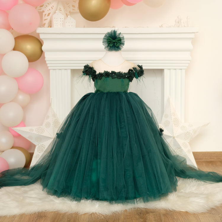 Rebecca Dress Emerald Green