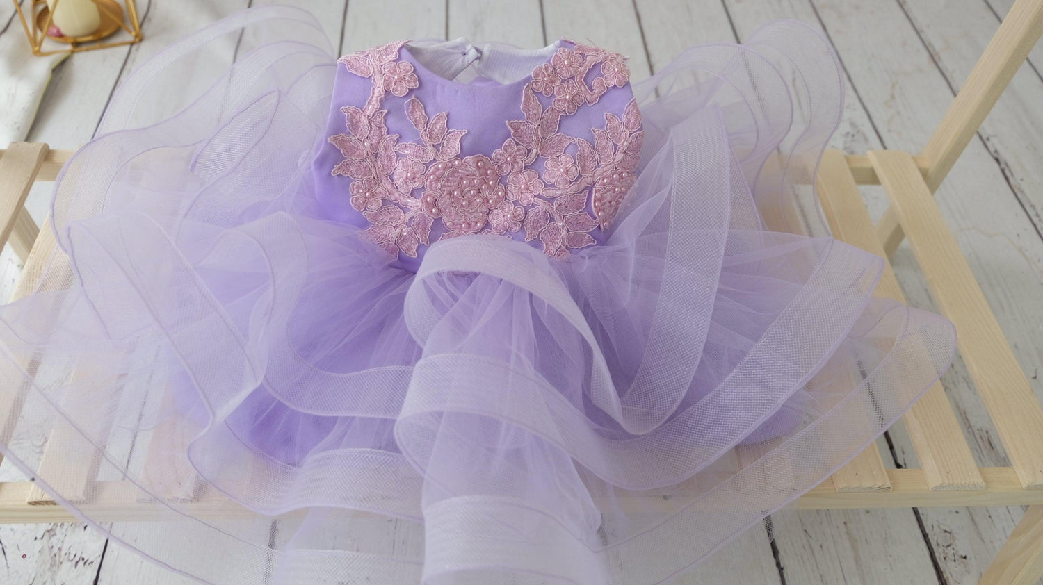 Olivia birthday baby dress lilac Baby Girl Dress
