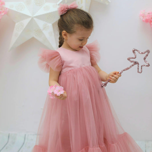 Emma cute blush baby girl dress Baby Girl Dress