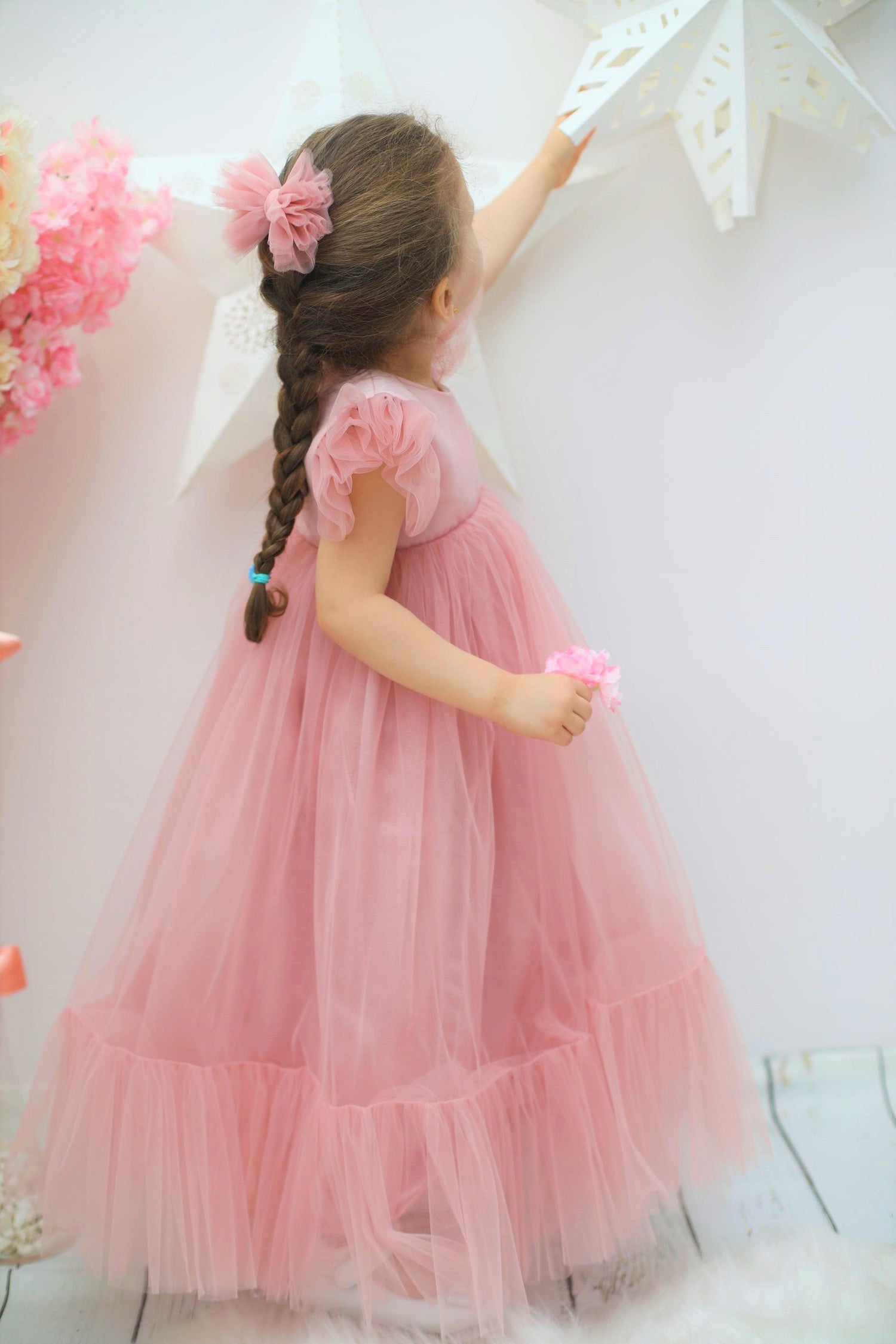 Emma cute blush baby girl dress Baby Girl Dress