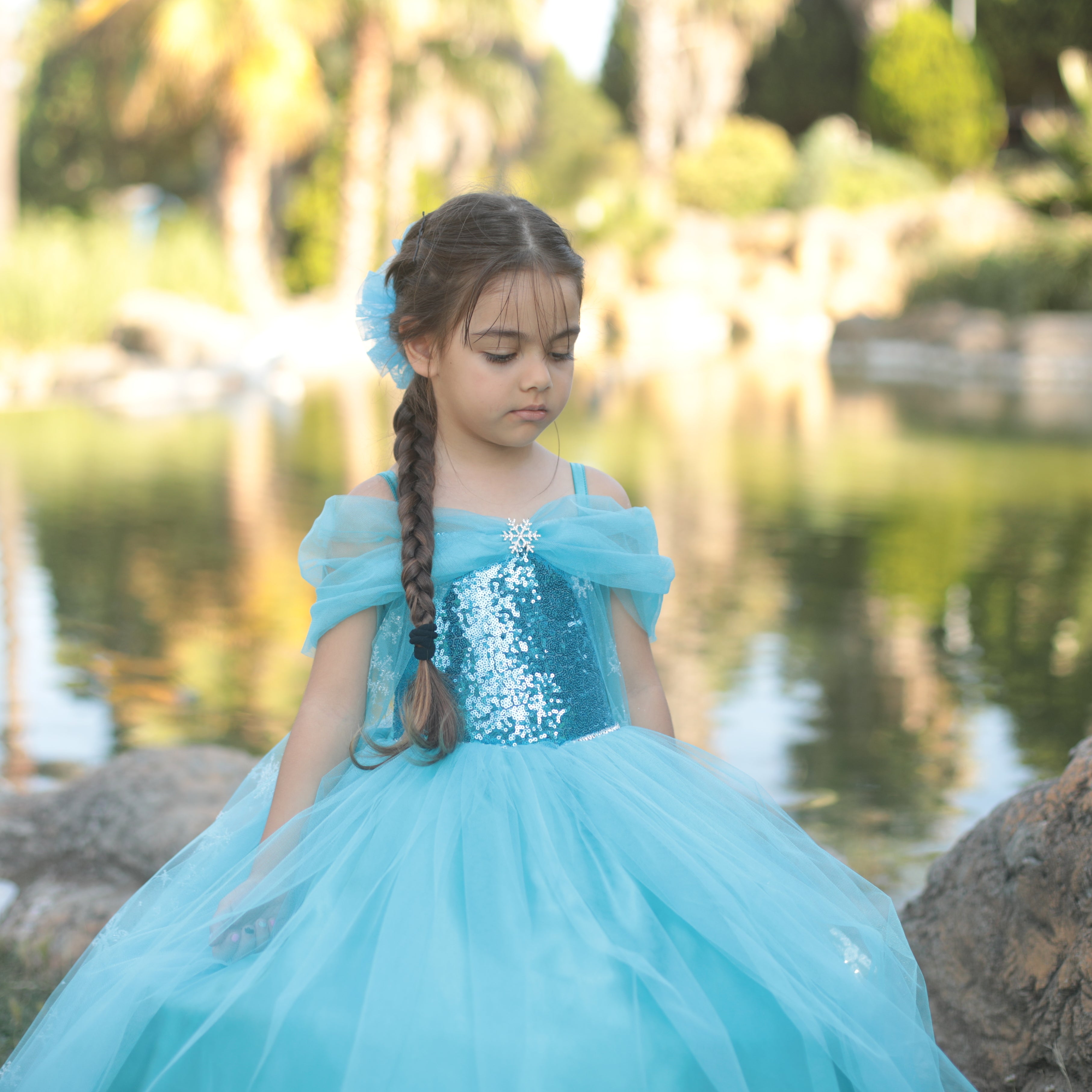 elsa princess dresses Elsa Inspired Birthday Dress