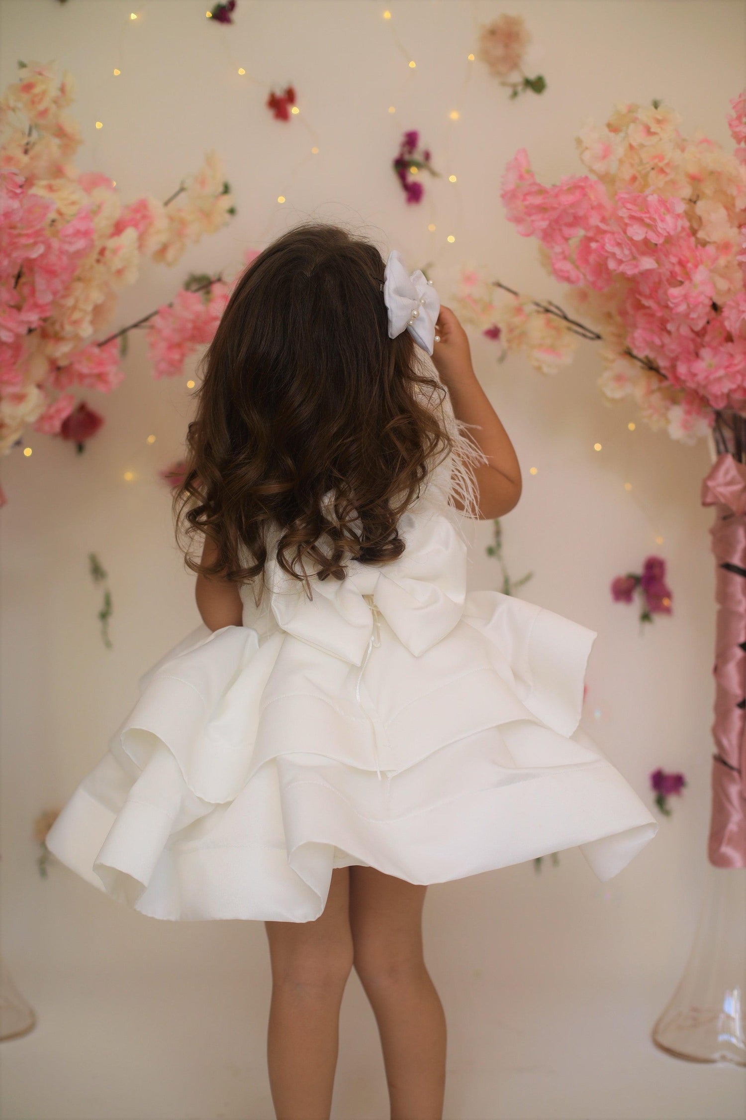 Elena girl dress white Baby Girl Dress