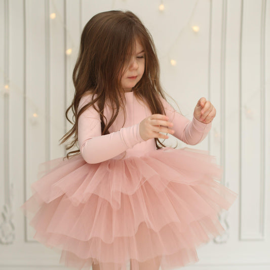 Ballerina Tutu Blush Baby Girl Dress