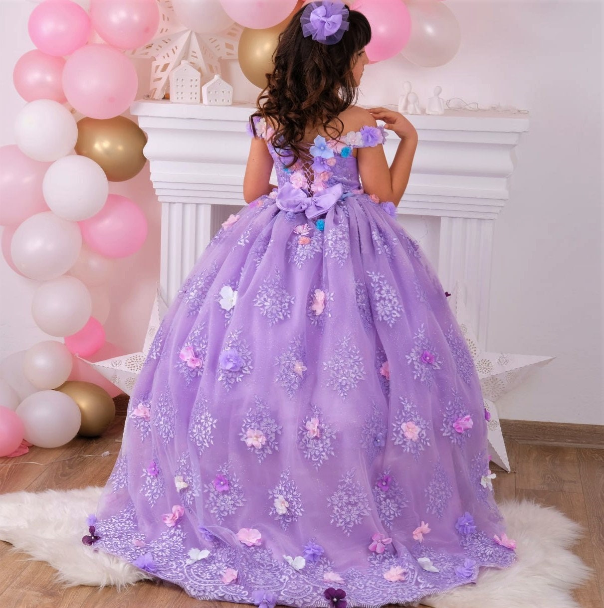 Quinceanera dress lilac MyBabyByMerry Quinceanera dress lilac MyBabyByMerry