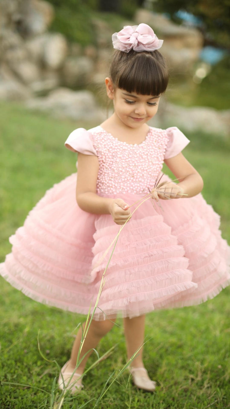 Ana Girl Dress Blush