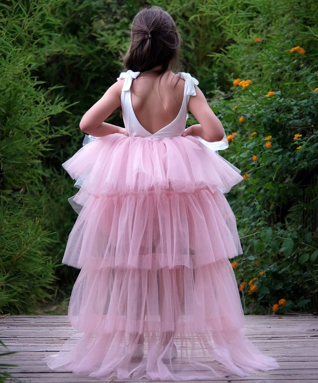Ballerina tutu white and pink with tail – MyBabyByMerry Ballerina tutu white and pink with tail – MyBabyByMerry