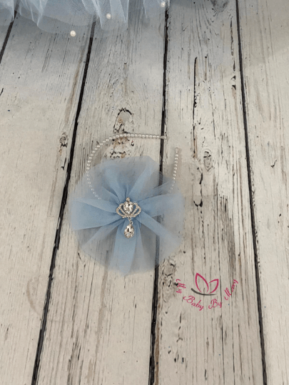 Cinderella girl dress sky blue Baby Girl Dress for Special Occasion
