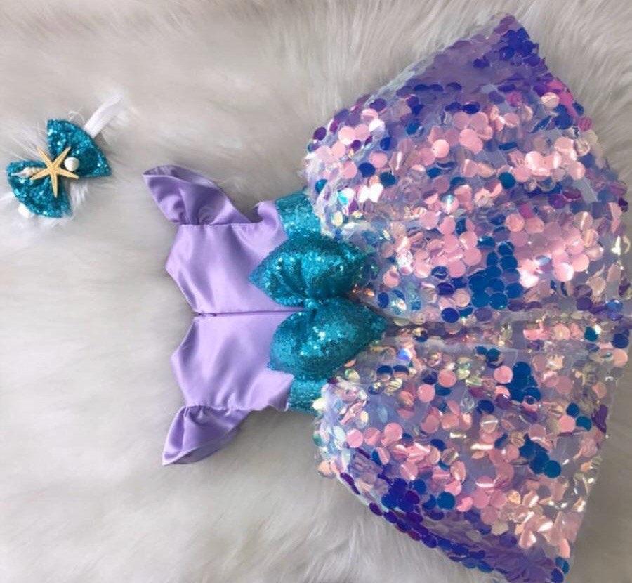 Mermaid Baby Dress | Mermaid Girl Dress | MyBabyByMerry 6 years Mermaid Baby Dress | Mermaid Girl Dress | MyBabyByMerry 6 years