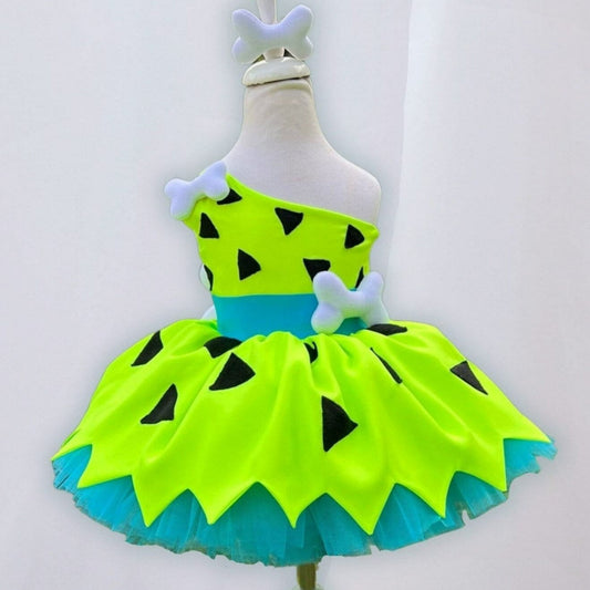 Pebbles girl dress green Baby Girl Dress