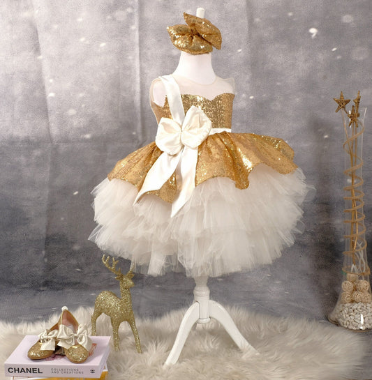 Gloria Christmas girl dress Baby Girl Dress