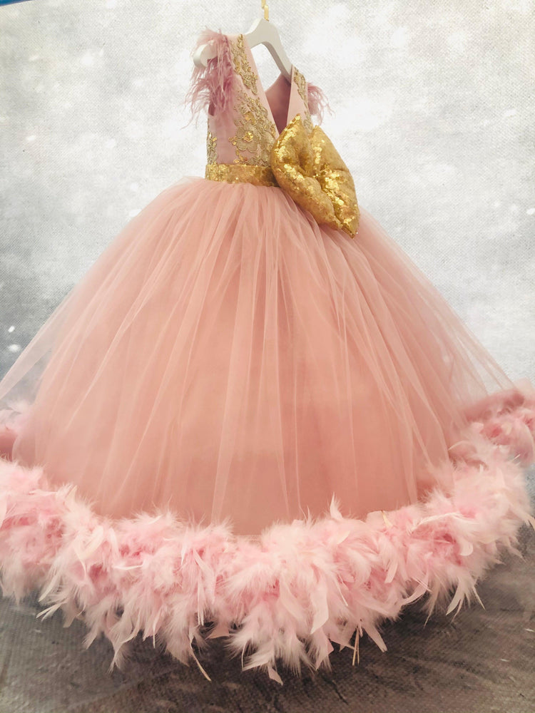 Baby Feather Gown