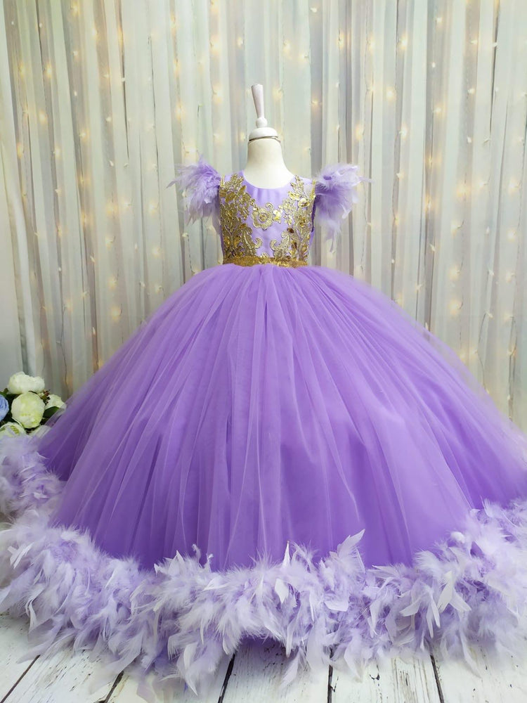 Purple Gown Dress