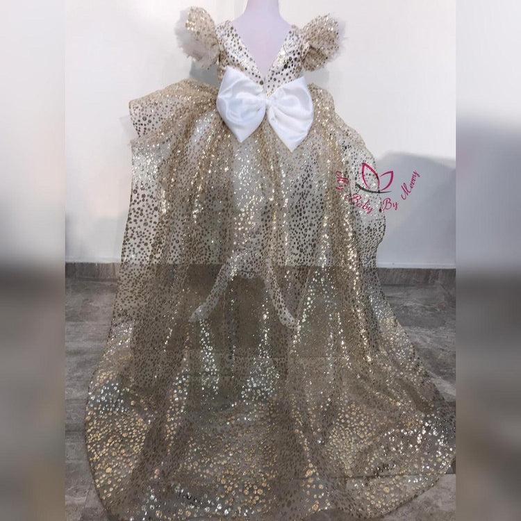 Gold Sequin Dress for Girls