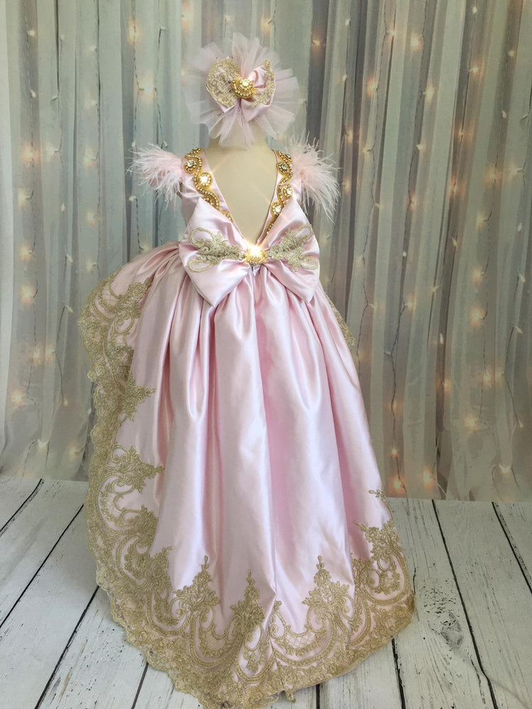 Matilda Dress Blush - MyBabyByMerry
