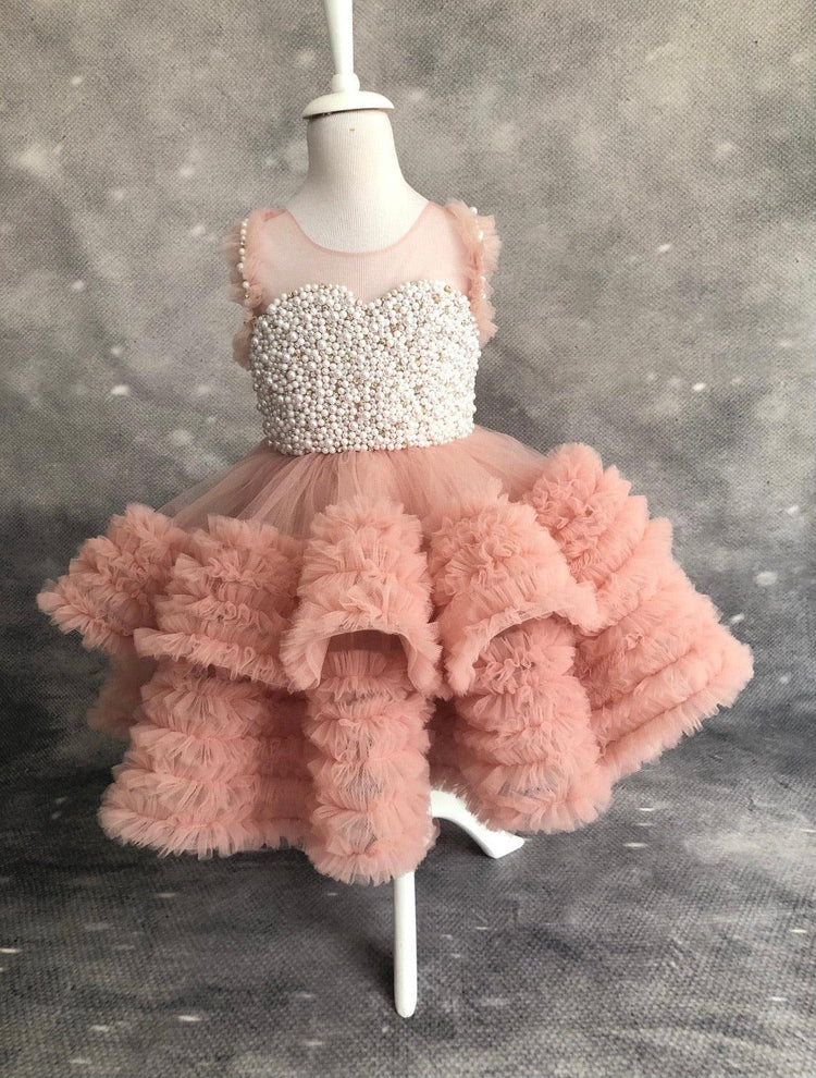 Girl Dress Blush