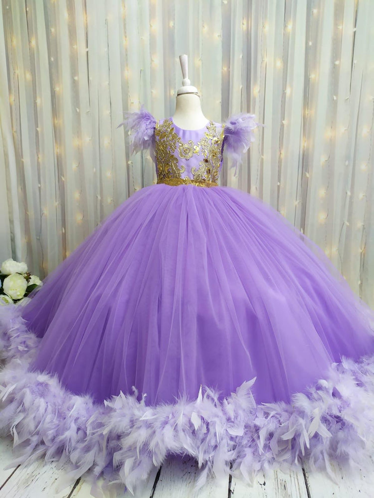 Purple Gown Dress