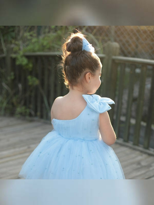 Stella pearl girl dress sky blue