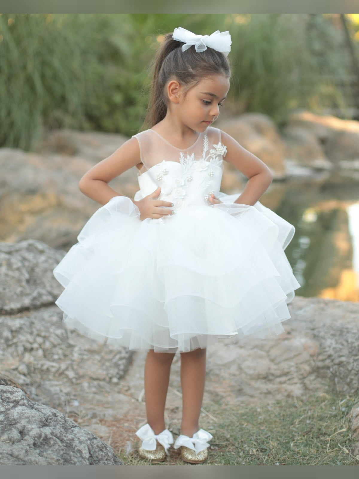 Ana pearl girl dress