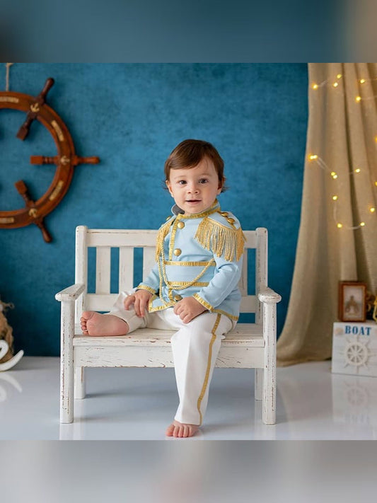 ROYAL ELEGANCE FOR YOUR LITTLE PRINCE】: Dress your baby boy in the epitome of sophistication with our Baby Boys Prince Suit. Crafted with meticulous attention to detail, this kids suit is perfect for special occasions, ensuring your little one stands out with style and grace. The high-quality fabric provides a soft and comfortable fit, making it ideal for all-day wear.