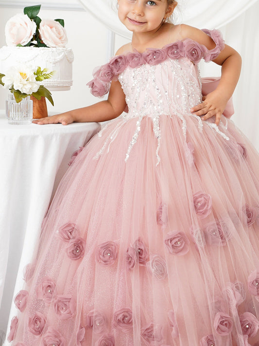 Quinceanera Dress Blush Rose
