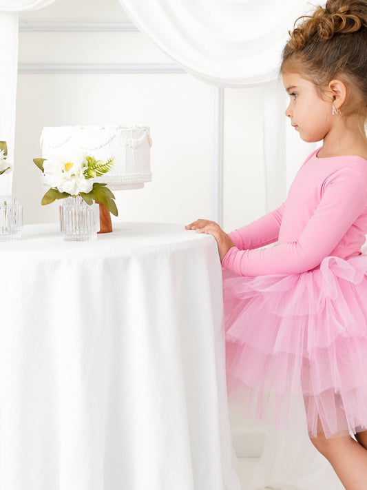 Ballerina tutu pink long sleeve