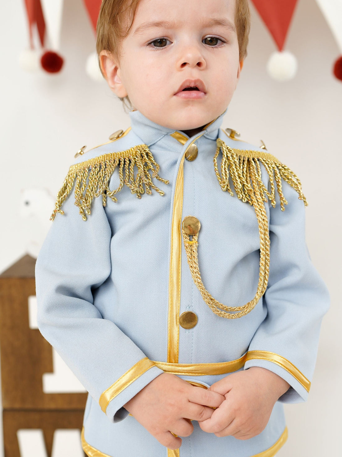 Baby Blue Baby Boys Prince Suit