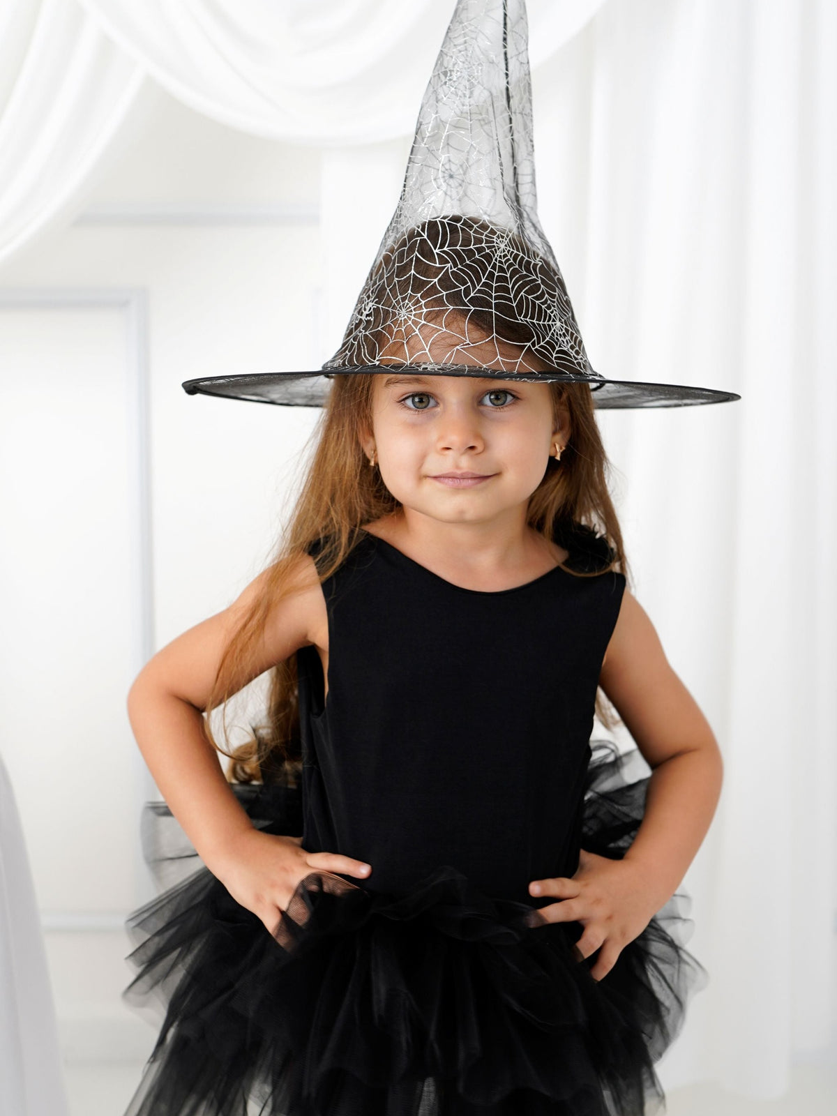 Black Halloween Witch Dress With Tutu