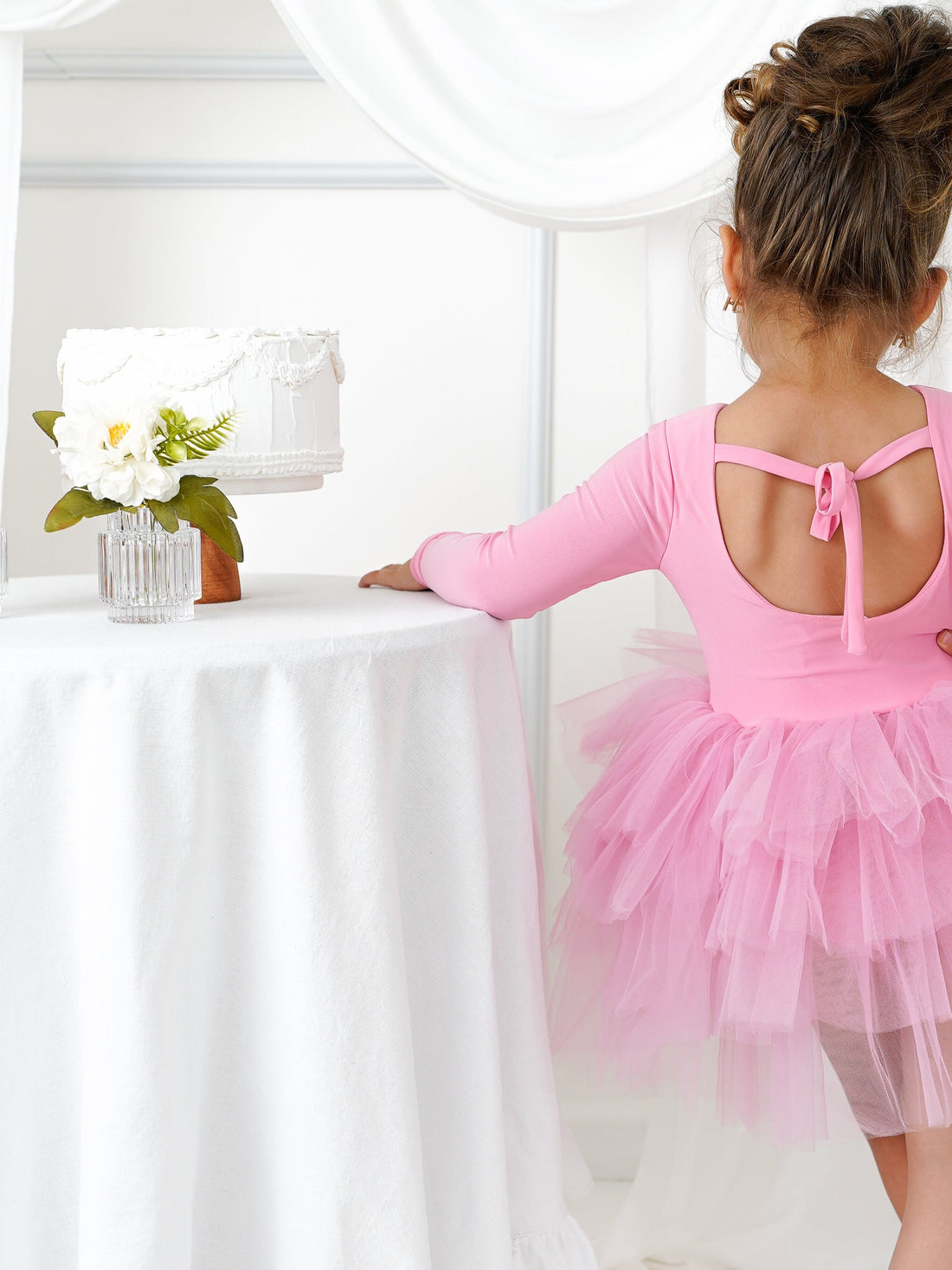 Ballerina tutu pink long sleeve