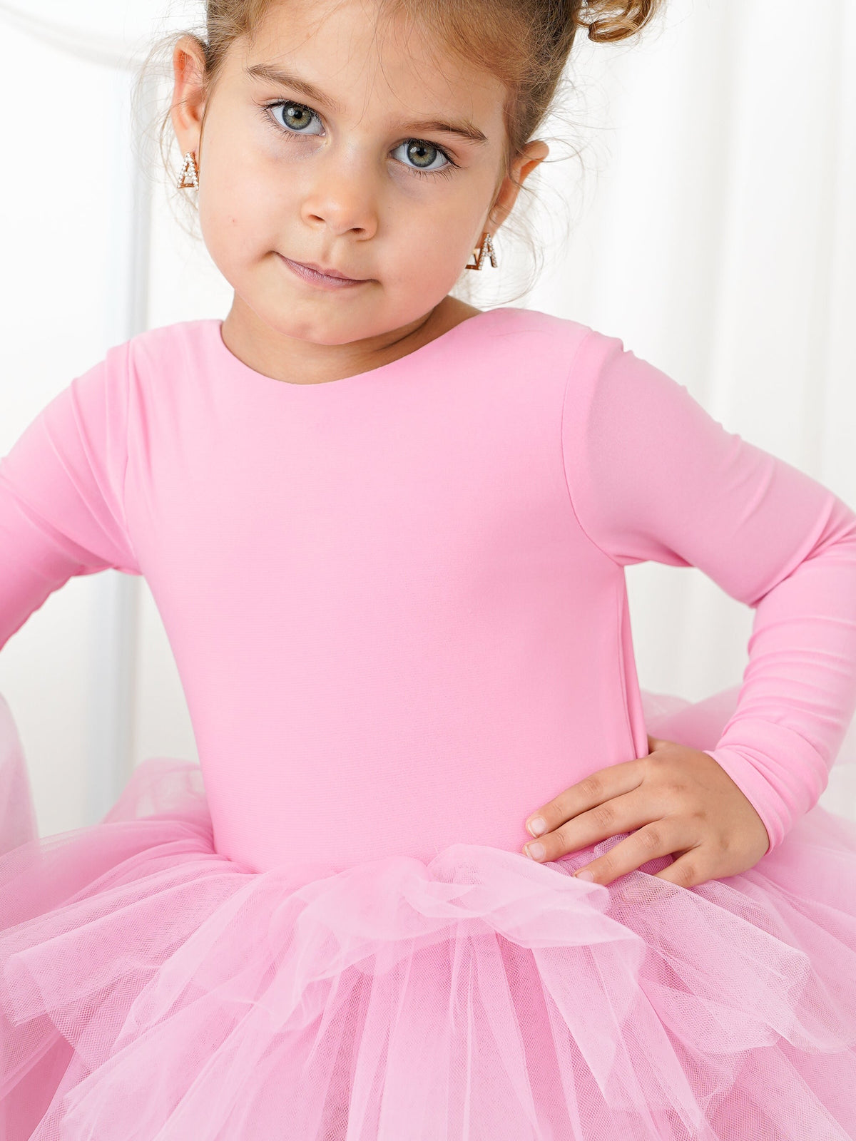 Ballerina tutu pink long sleeve