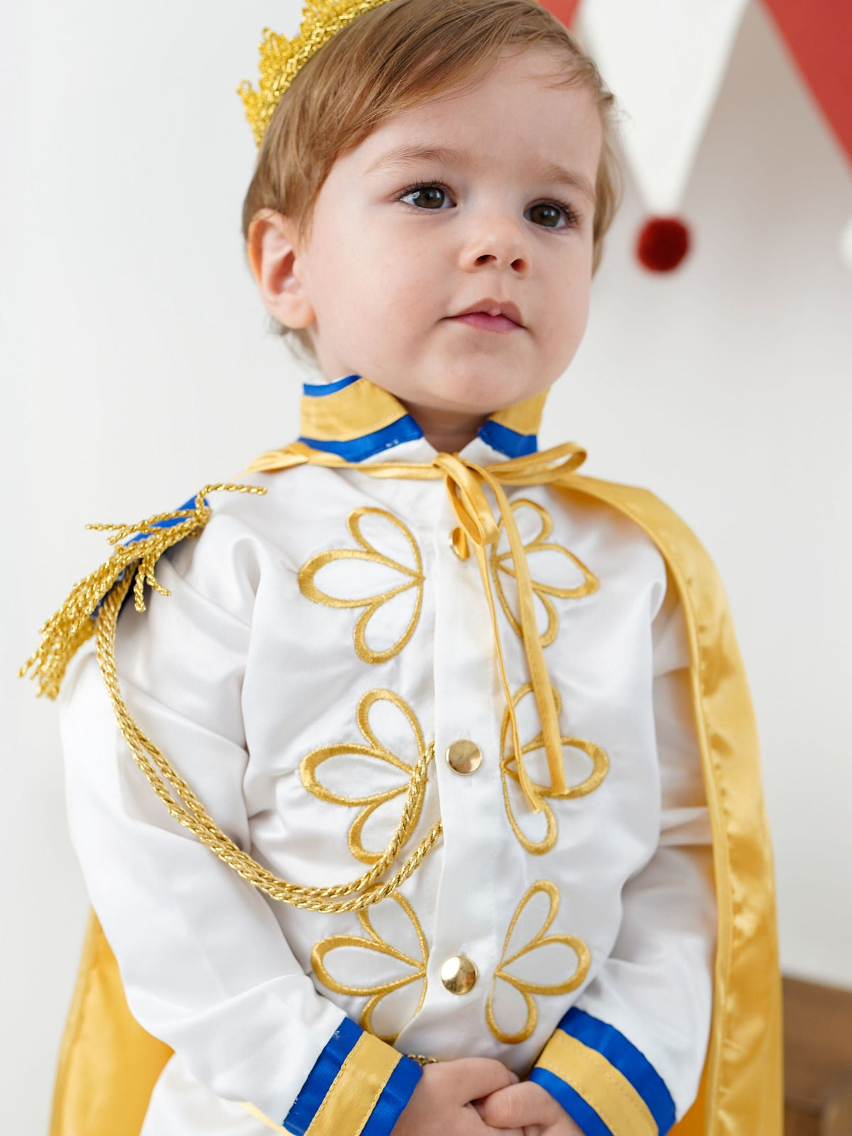 White Baby Boys Prince Royal Suit