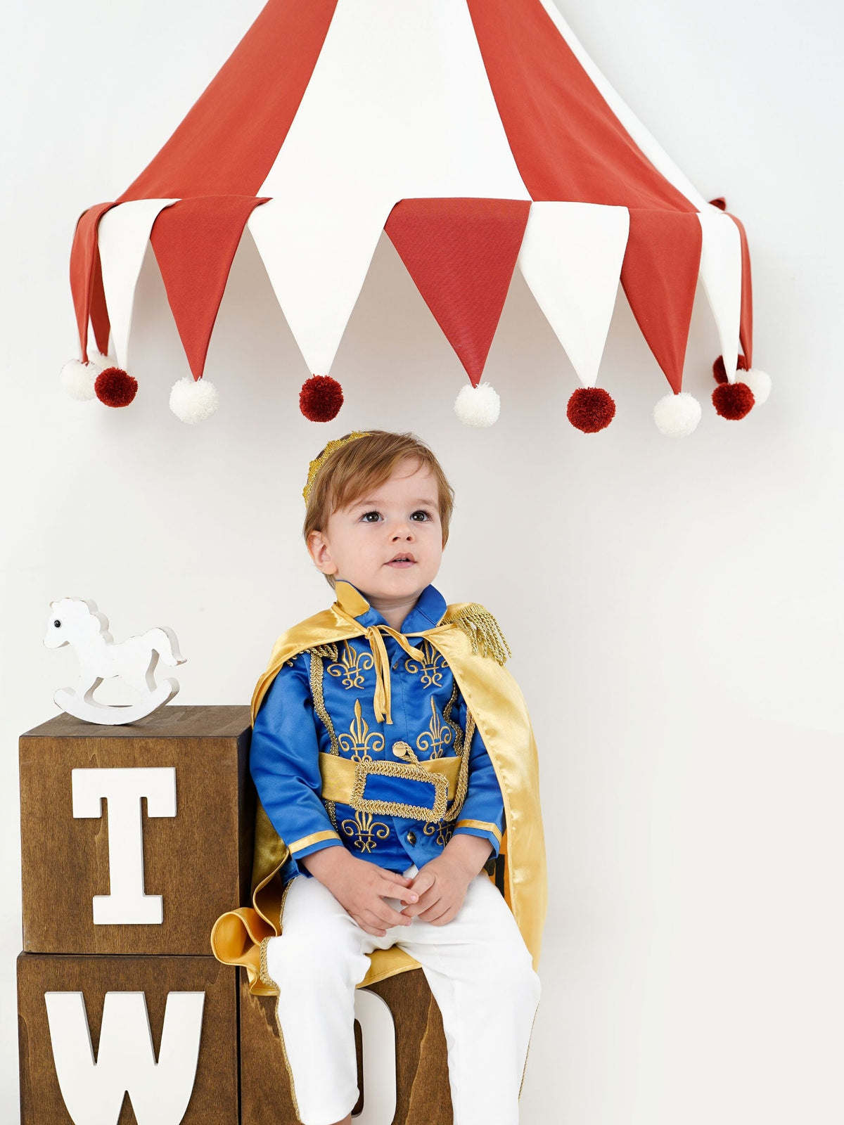 Royal Blue Baby Boys Prince Suit