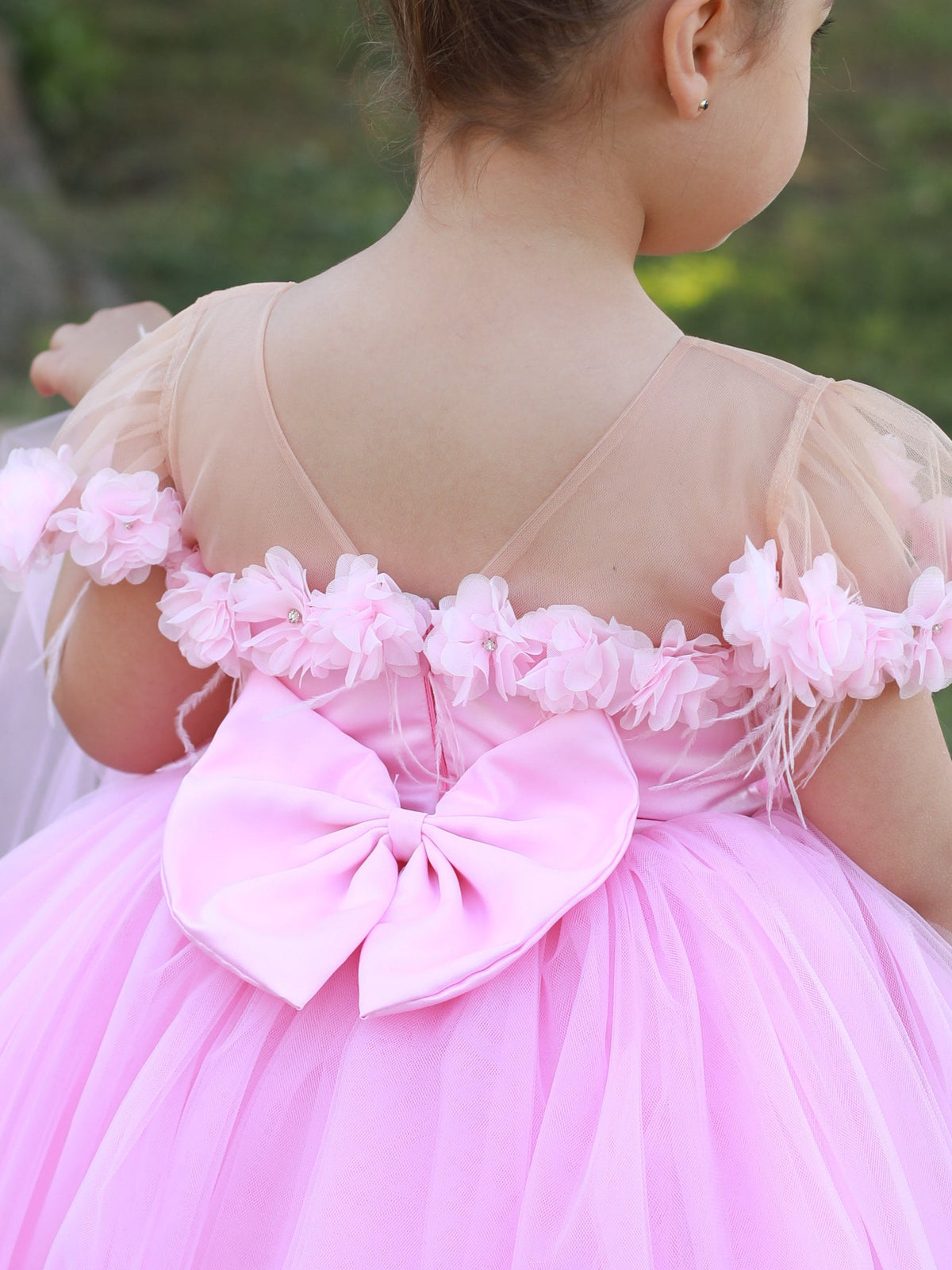 Rebecca flower girl dress pink