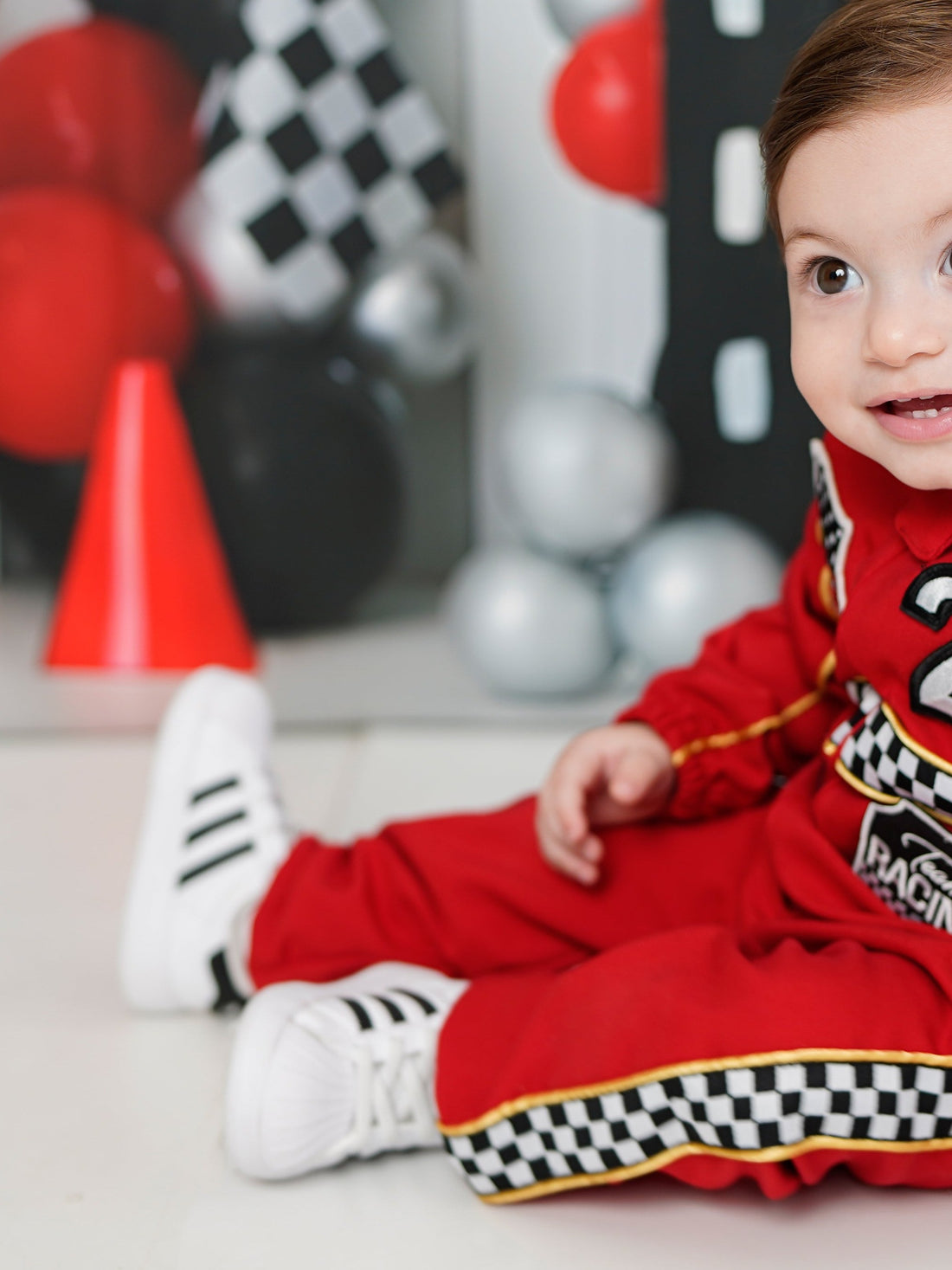 Baby boy racer personalized suit, hotwheels baby outfit