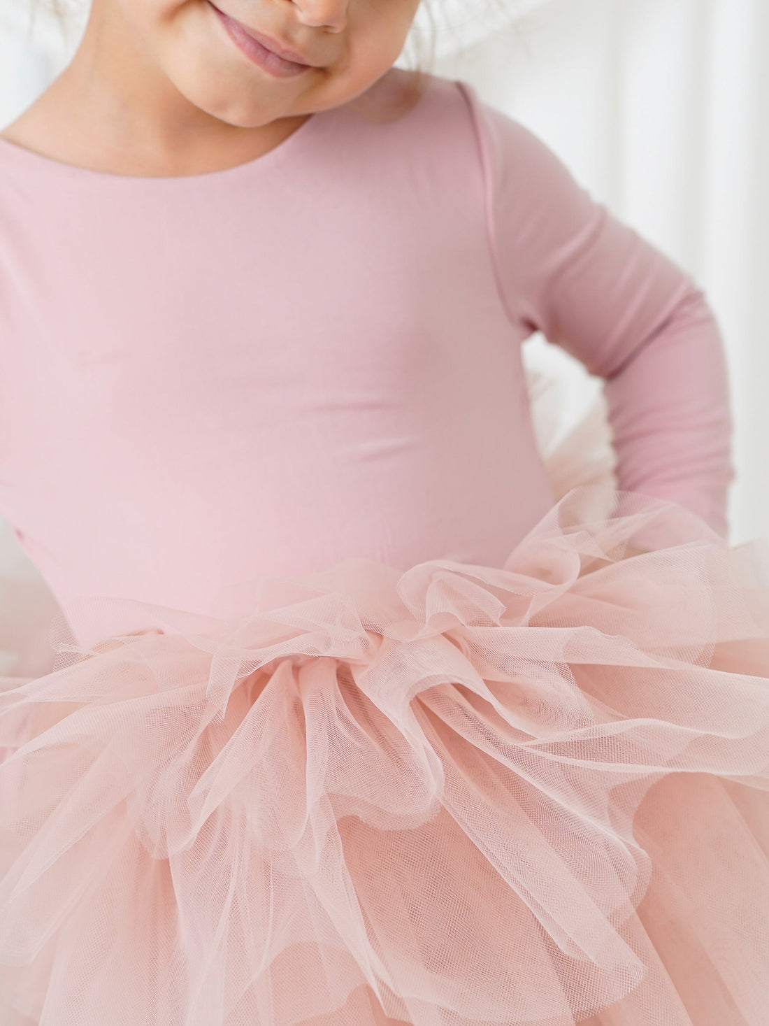 Ballerina tutu blush long sleeve