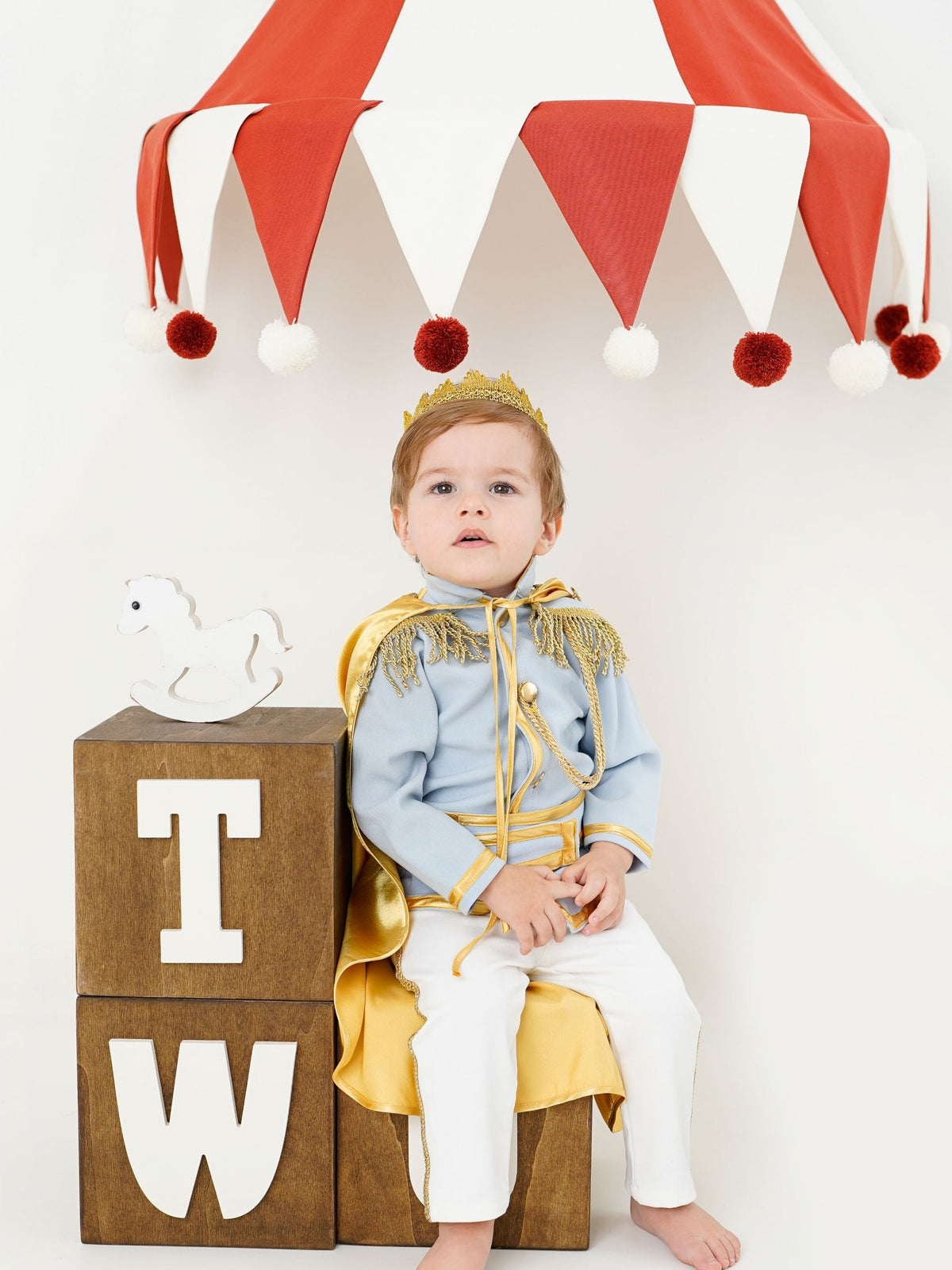 Baby Blue Baby Boys Prince Suit