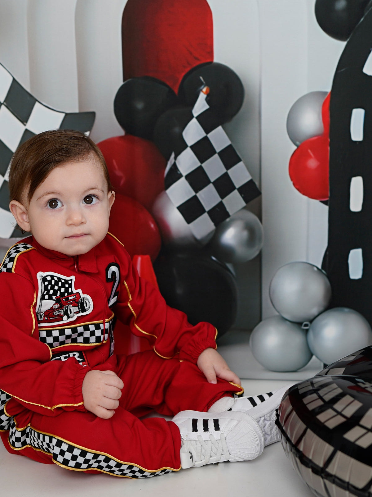 Baby boy racer personalized suit, hotwheels baby outfit