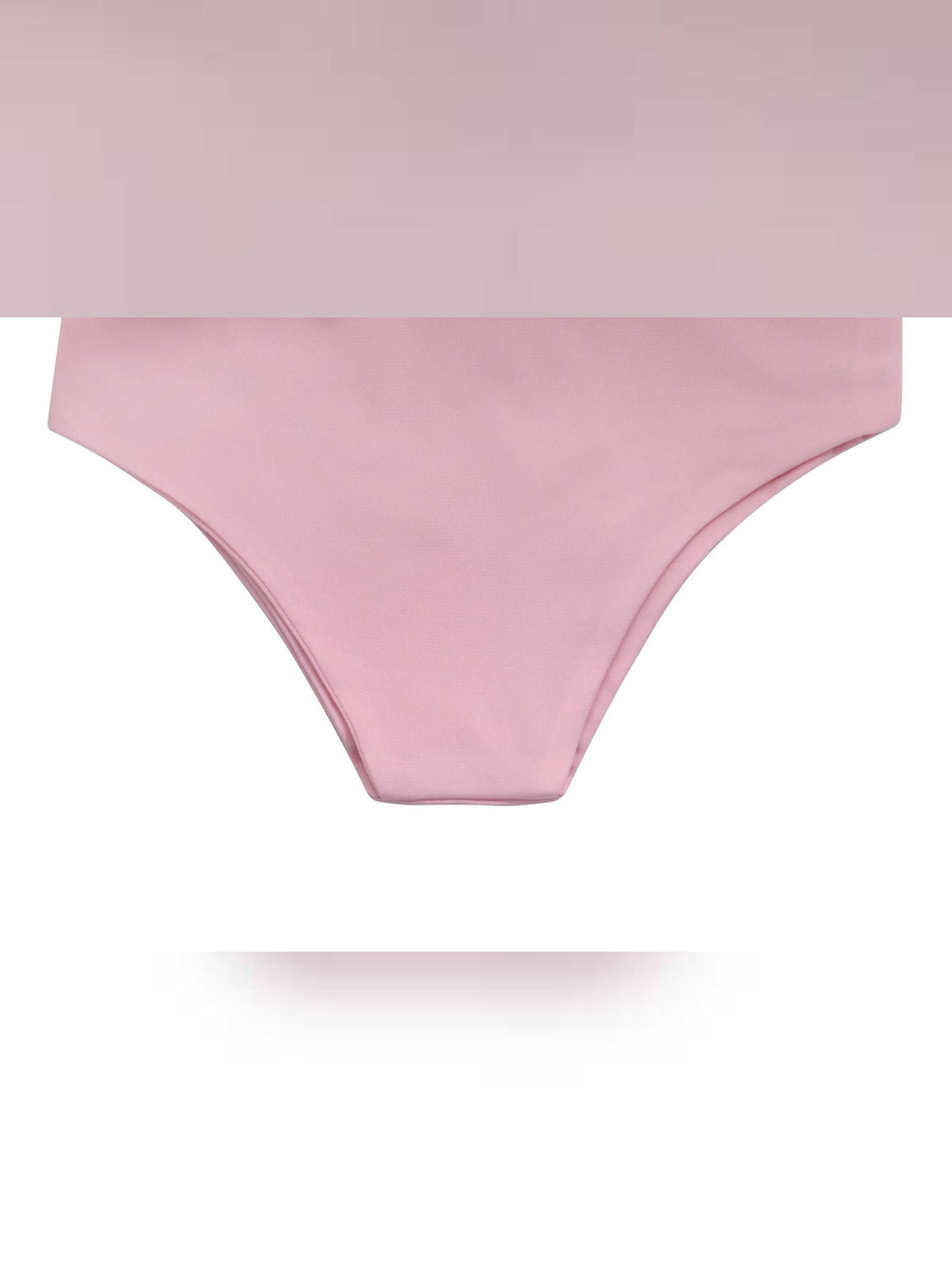 a pink bikini bottom with a high waist