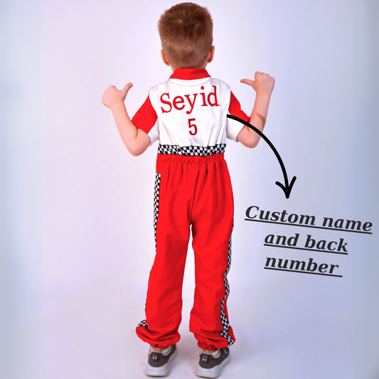 Race F1 costume toddler