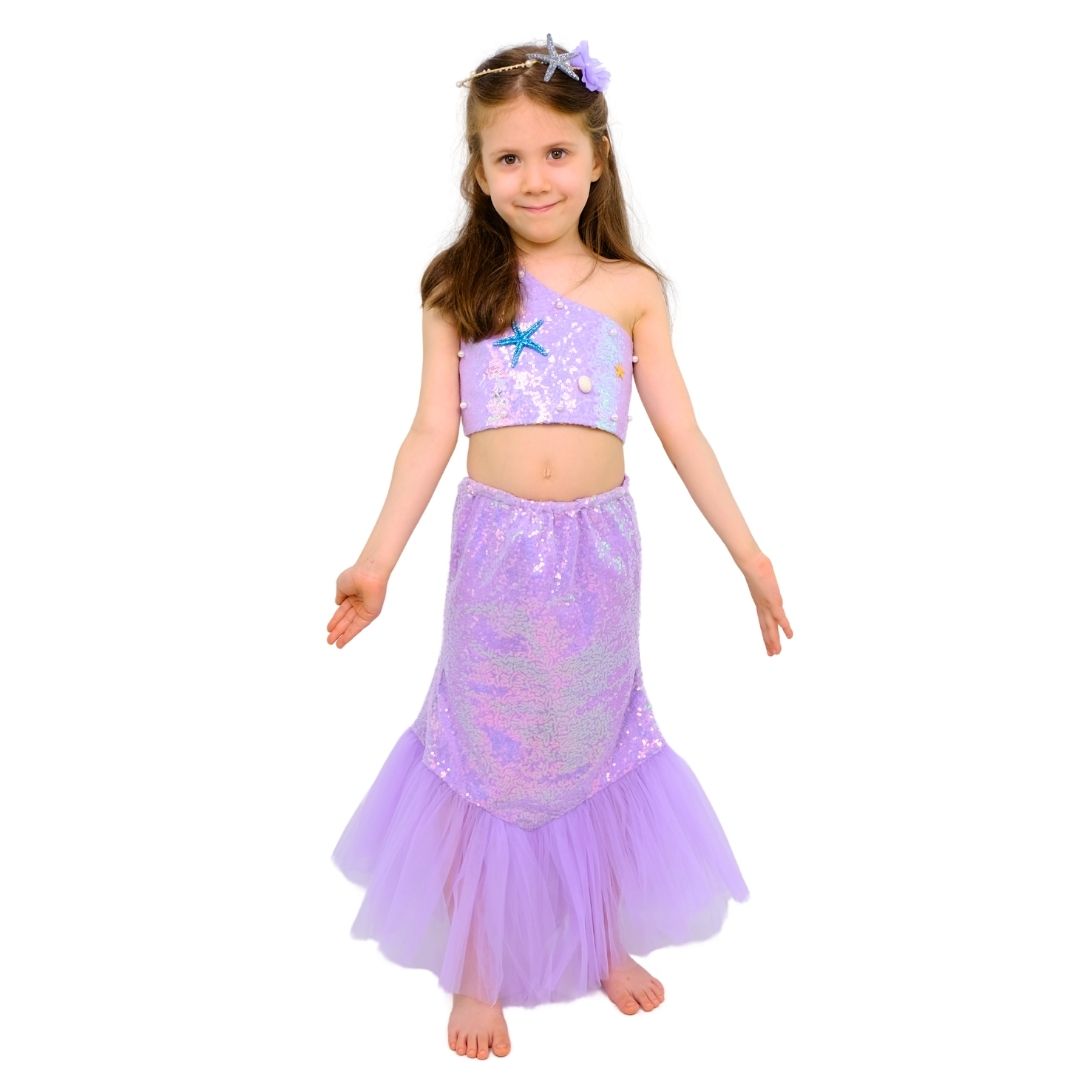 Ariel Girl Dress Two Pcs 6 Years Ariel Girl Dress Two Pcs 6 Years