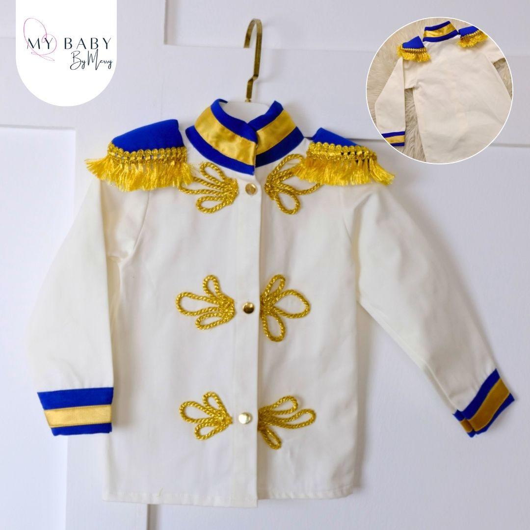 Prince charming costume white Baby Girl Dress for Special Occasion