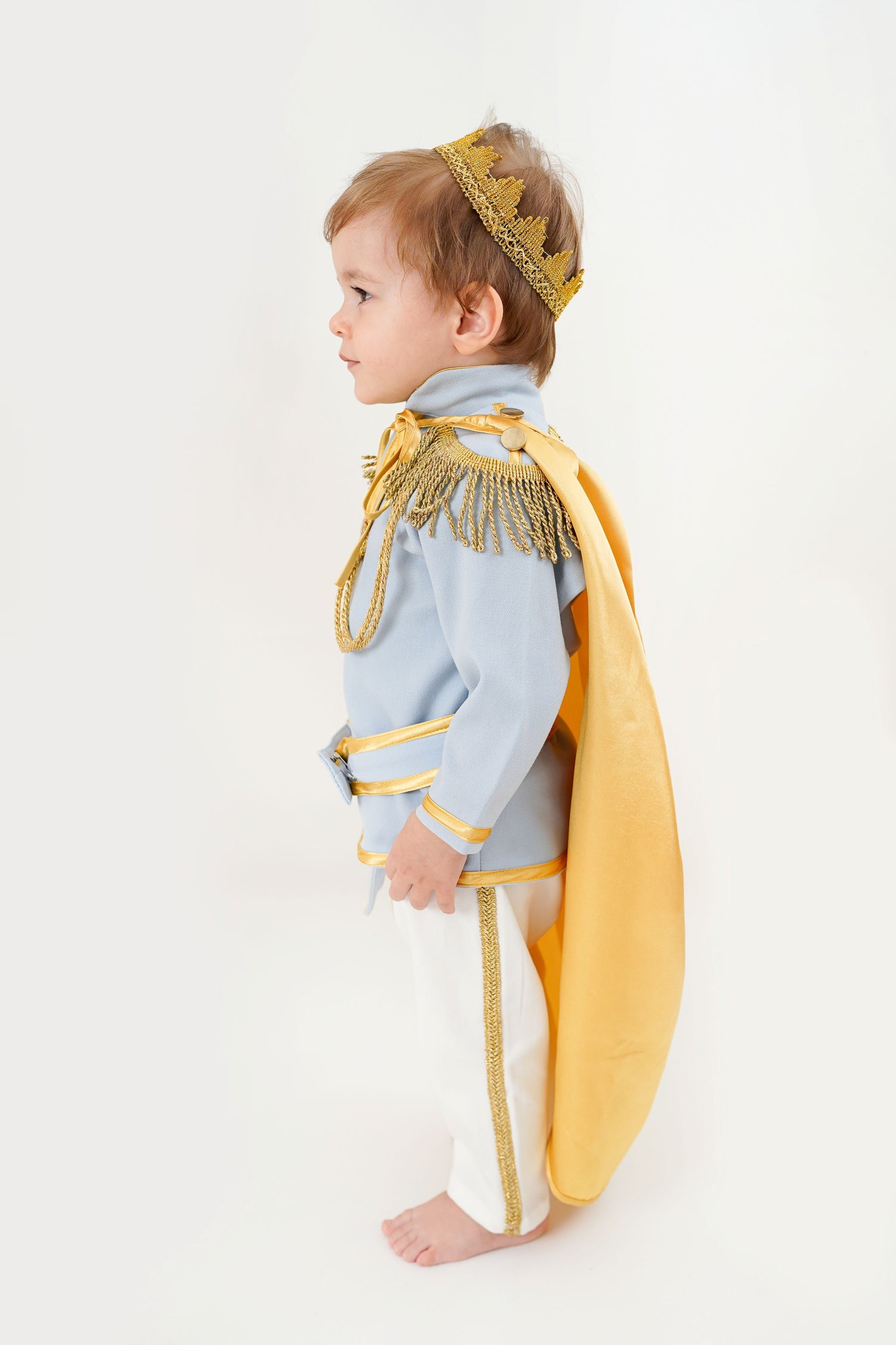 Baby Blue Baby Boys Prince Suit Baby Girl Dress