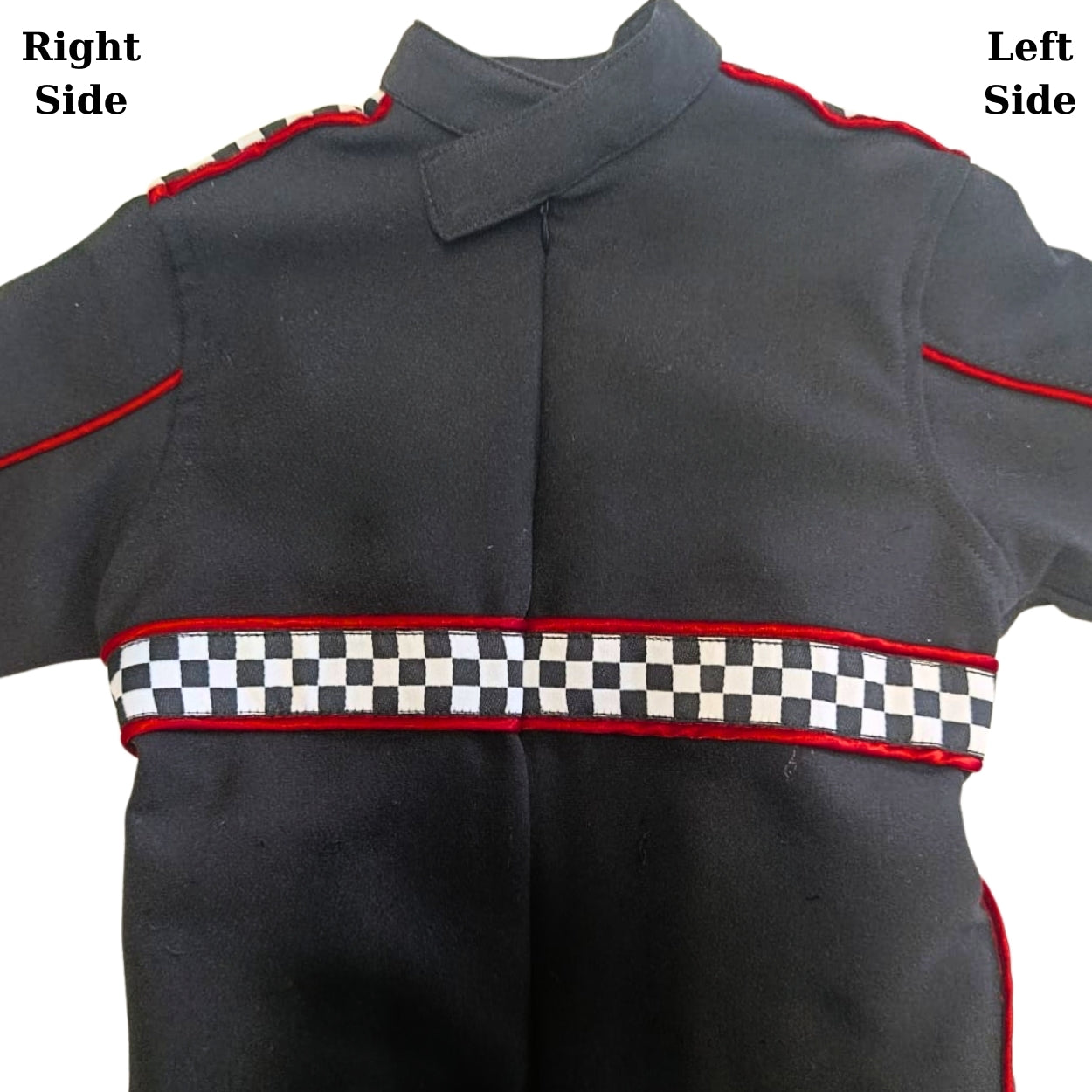 Kids Racing Jumpsuit Costume with Cap and Medal – Go Kart Driver Outfit for Boys and Girls – Birthday Photoshoot Outfit – Halloween Racer Costume Baby Girl Dress