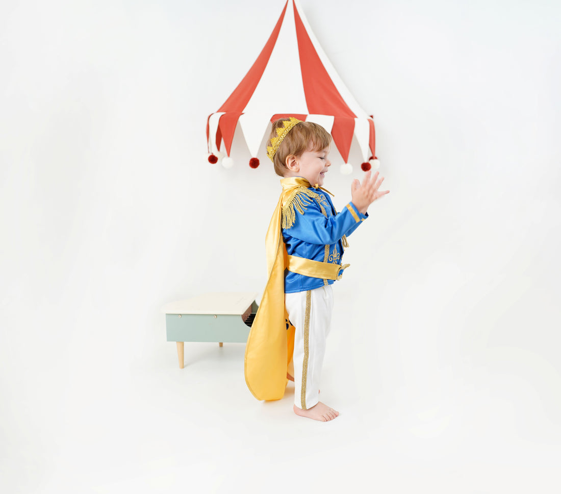 Royal Blue Baby Boys Prince Suit Baby Girl Dress for Special Occasion